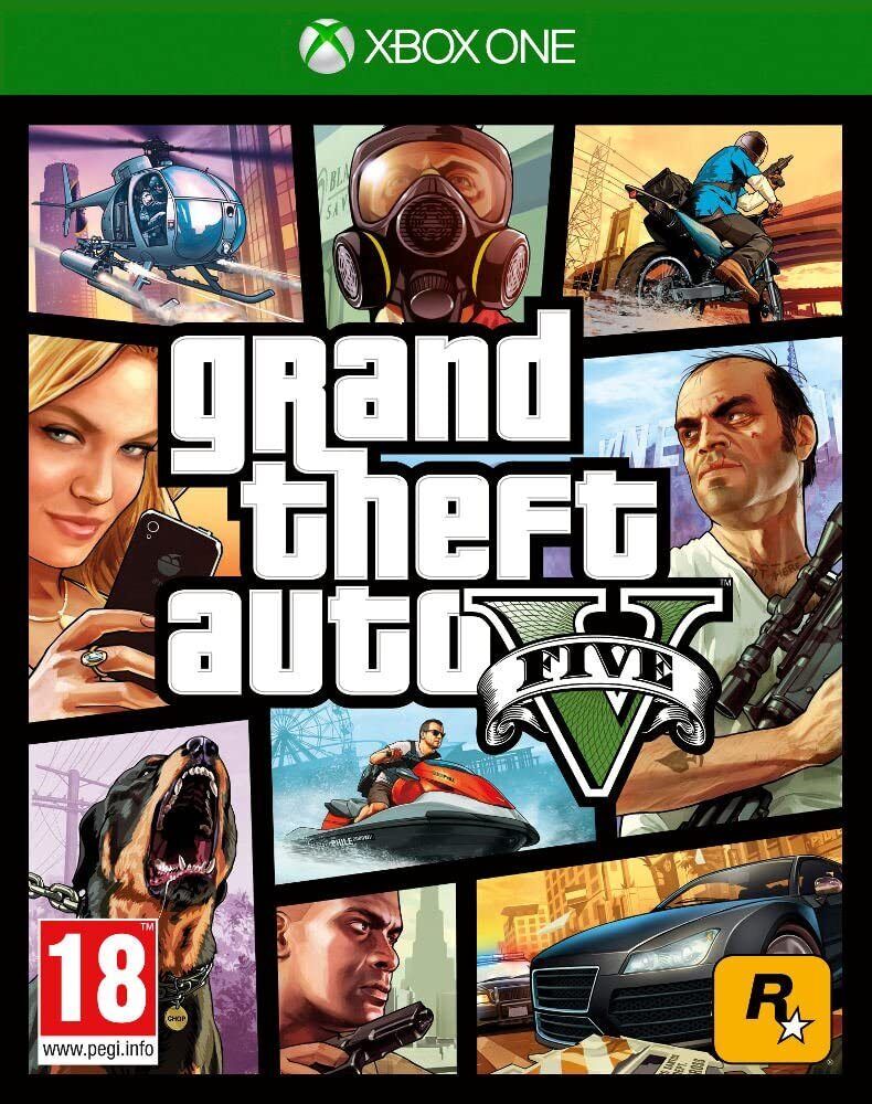 GTA V 5 – Grand Theft Auto V – Microsoft Xbox One (Preowned)