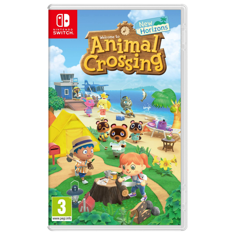 Nintendo Switch Lite 32GB Turquoise Console & Animal Crossing Game Bundle (Preowned)