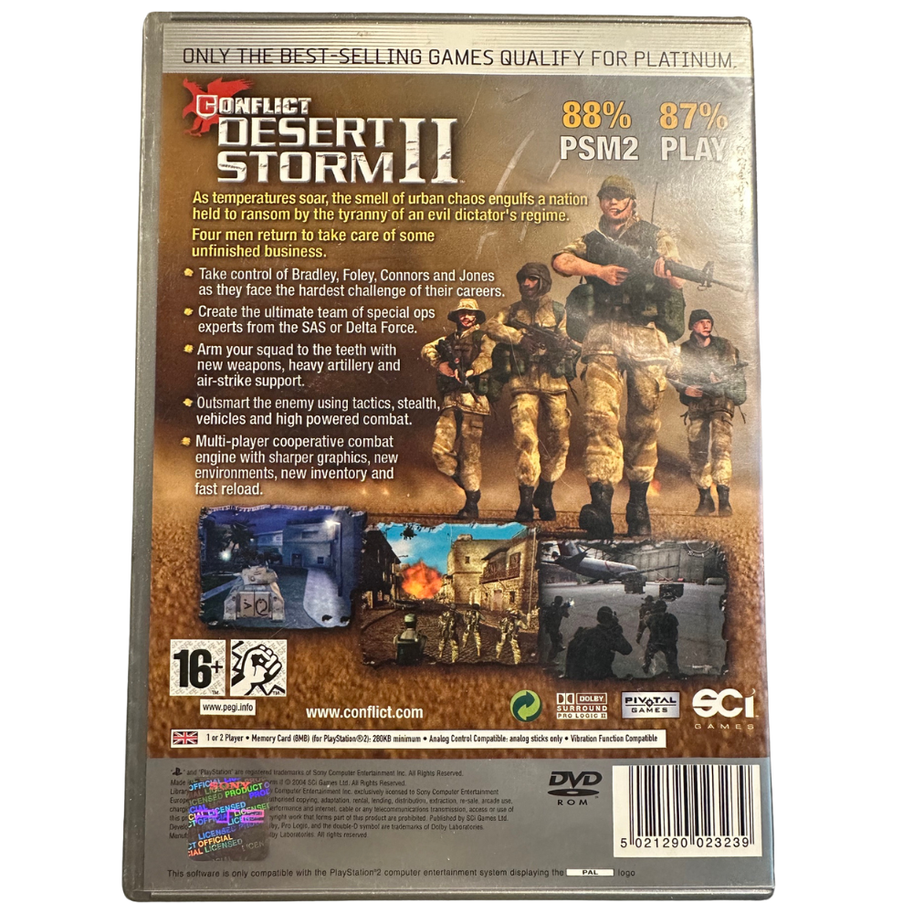 Conflict: Desert Storm II - PS2 PlayStation 2 (Preowned)