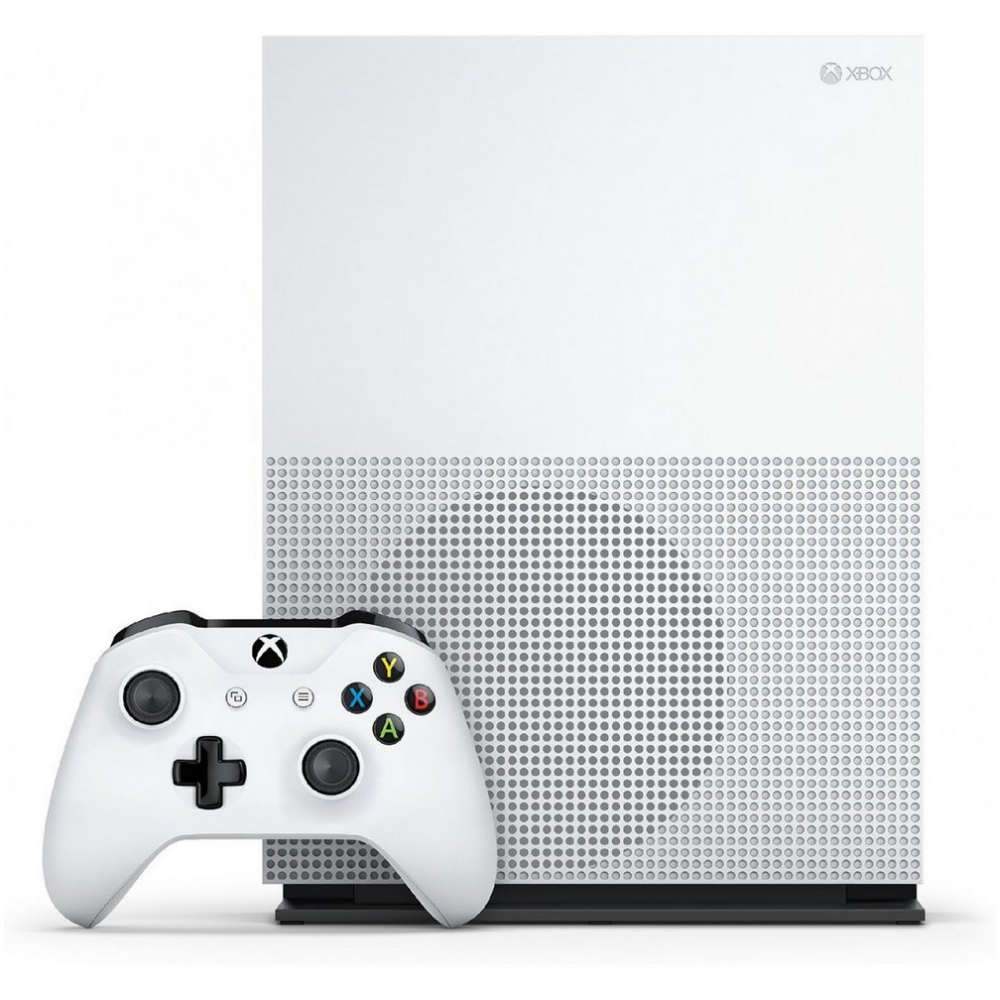 Microsoft Xbox One S 500GB White Video Games Console & Controller Bundle (Preowned)