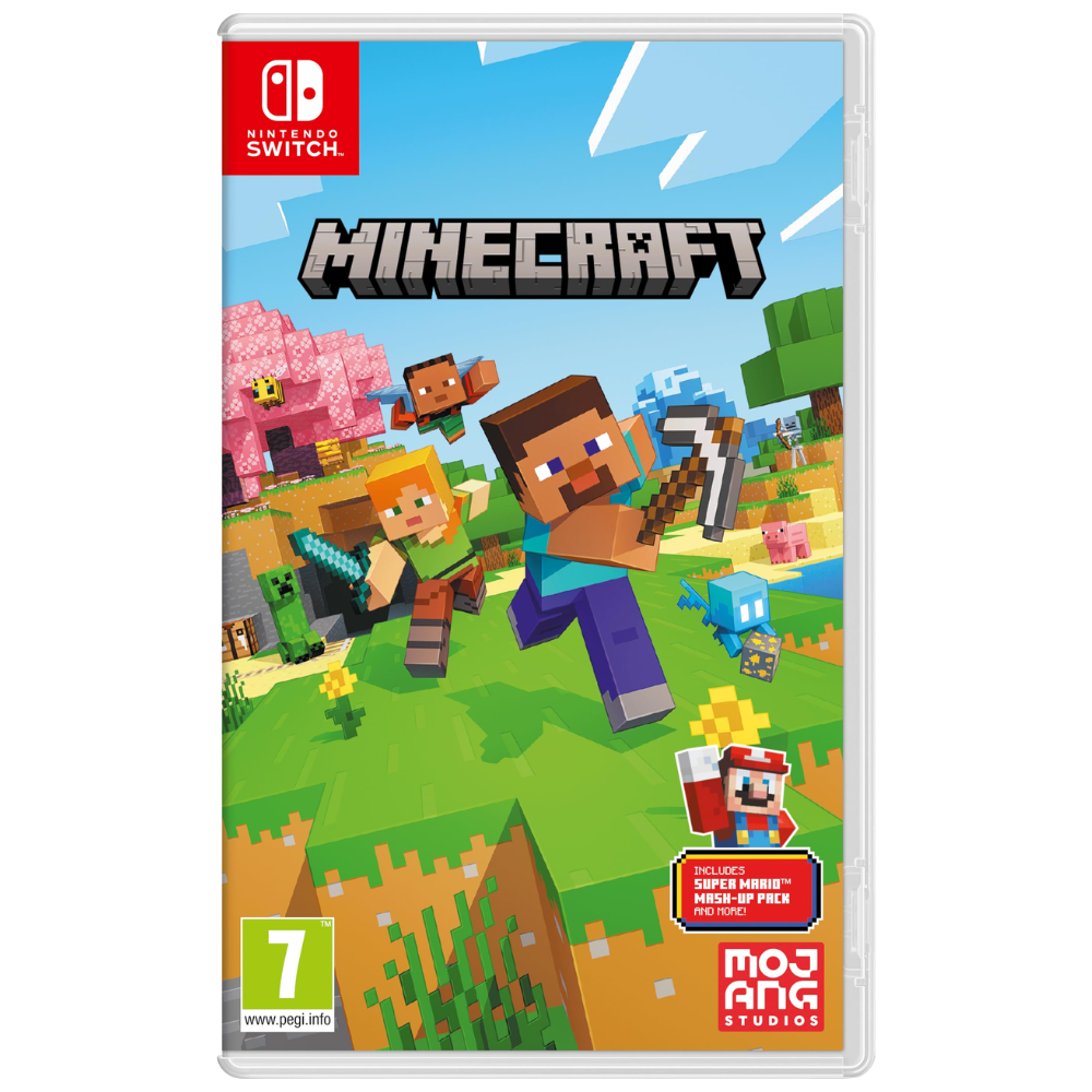 Nintendo Switch Lite 32GB Turquoise Console & Minecraft Game Bundle (Preowned)