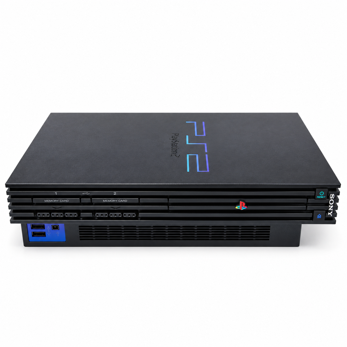 Refurbished Sony PlayStation 2 PS2 Original Fat Black Console