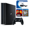 Sony Playstation 4 PS4 PRO 1TB Black Console & Controller MEGA-Bundle Complete With 2 Games, VR Headset and Motion Camera (Preowned)