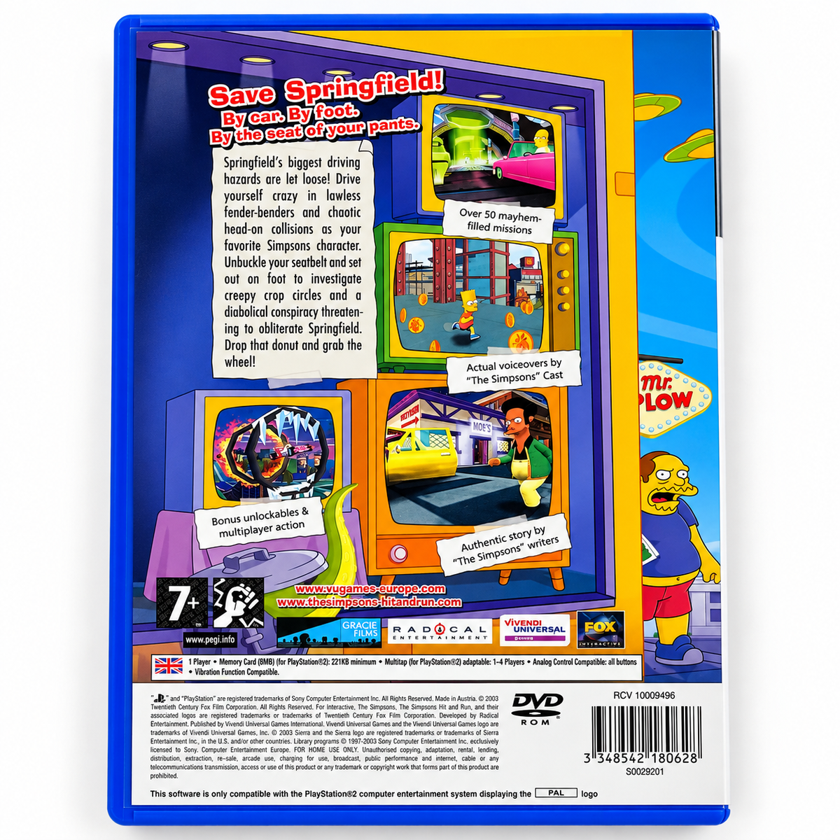 The Simpsons Hit & Run - PS2 PlayStation 2 (Preowned)