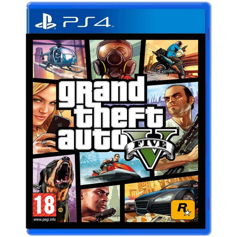GTA V 5 – Grand Theft Auto V – PS4 Playstation 4 (Preowned)