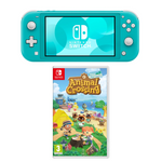 Nintendo Switch Lite 32GB Turquoise Console & Animal Crossing Game Bundle (Preowned)