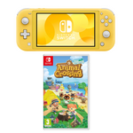 Nintendo Switch Lite 32GB Yellow Console & Animal Crossing Game Bundle (Preowned)
