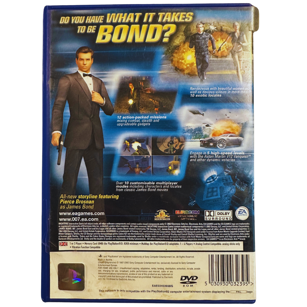 James Bond 007: Nightfire - PS2 PlayStation 2 (Preowned)