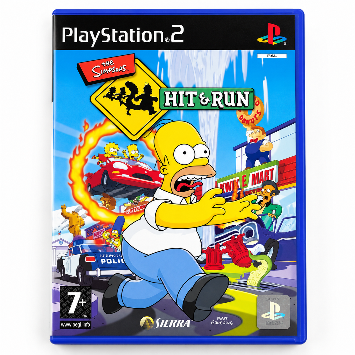 The Simpsons Hit & Run - PS2 PlayStation 2 (Preowned)